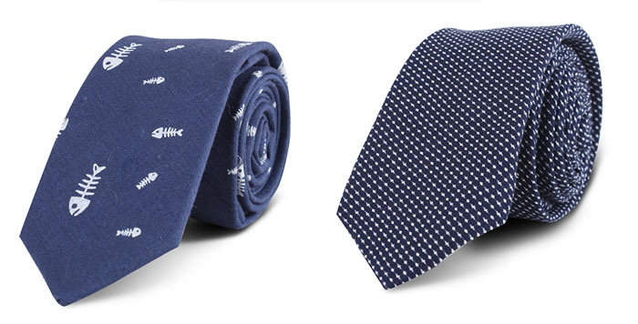 The main series of neckties from Xiuhe Necktie Factory