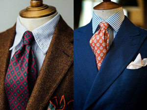 The nobility of ties-The silk ties