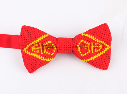 Xiuhe tie factory launched new products-The cross-stitch tie and bow tie